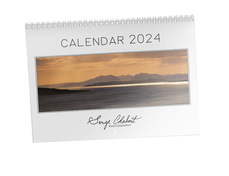 Pre-order Serge Chabert Photography 2024 wall calendar