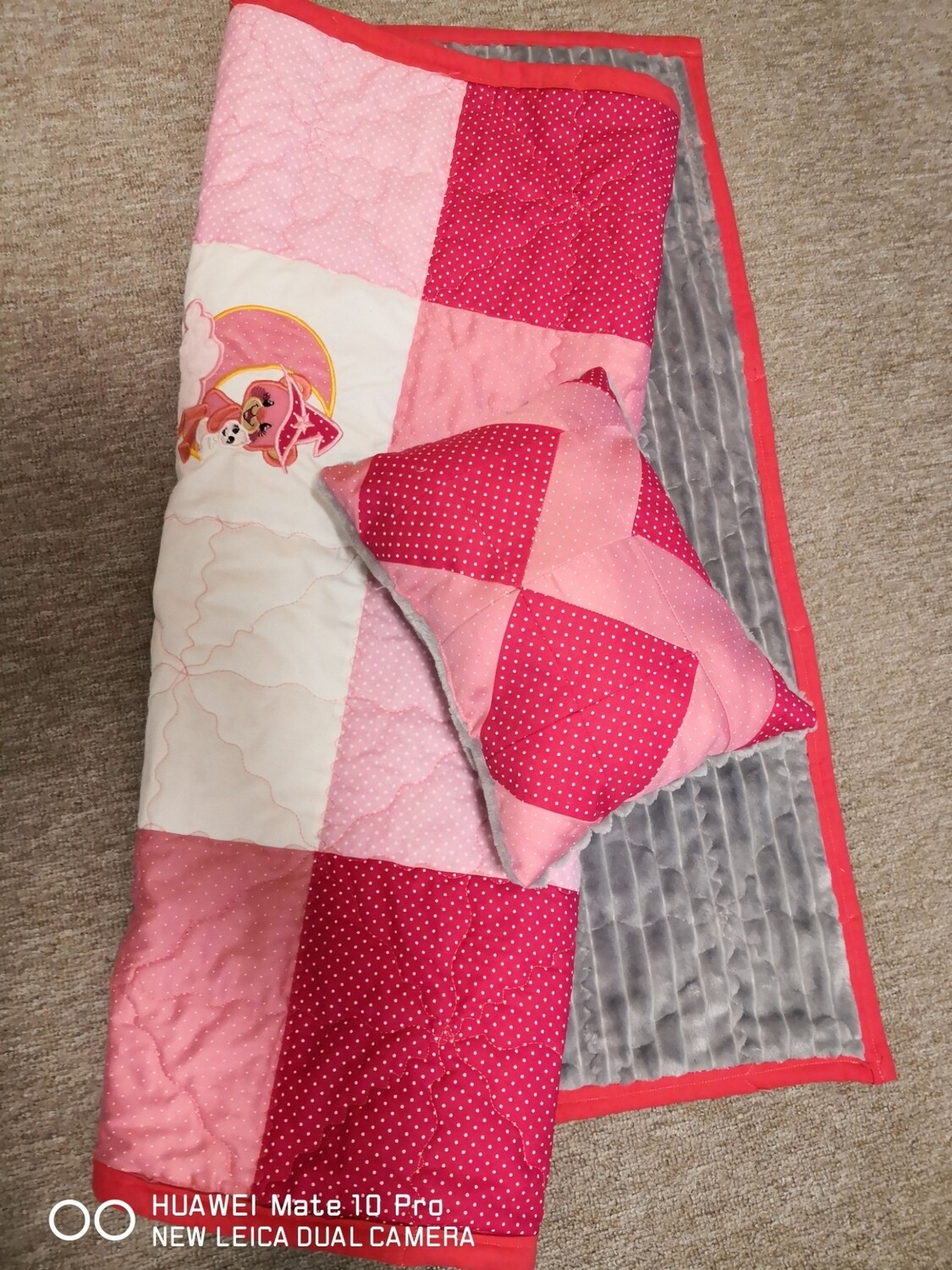 personalised baby teddy blanket