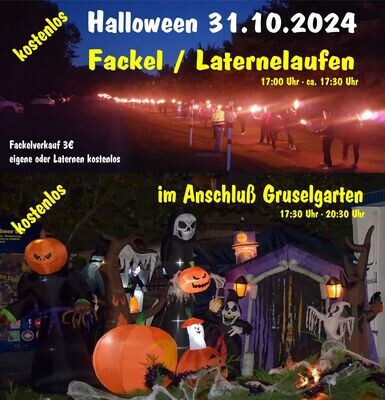 Fackeltour & Halloween Gruselgarten Seevetal 31.10.2024