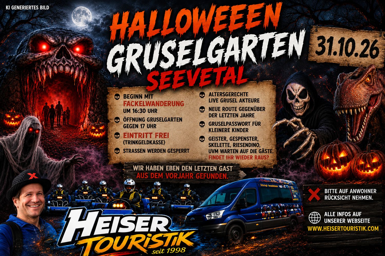 Fackeltour & Halloween Gruselgarten Seevetal 31.10.2026 Fackeltour & Halloween Gruselgarten Seevetal 31.10.2026
