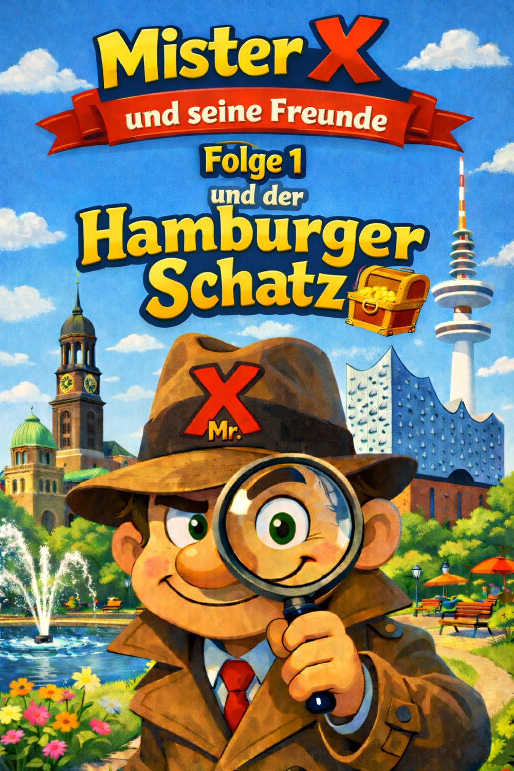 Mister X und seine Freunde (Folge 1) und der Hamburger Schatz "Taschenbuch"