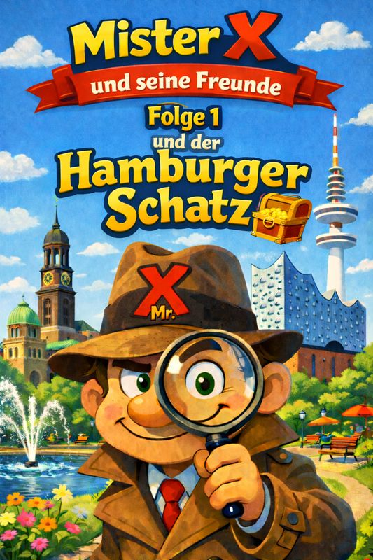 Mister X und seine Freunde (Folge 1) und der Hamburger Schatz "Taschenbuch"