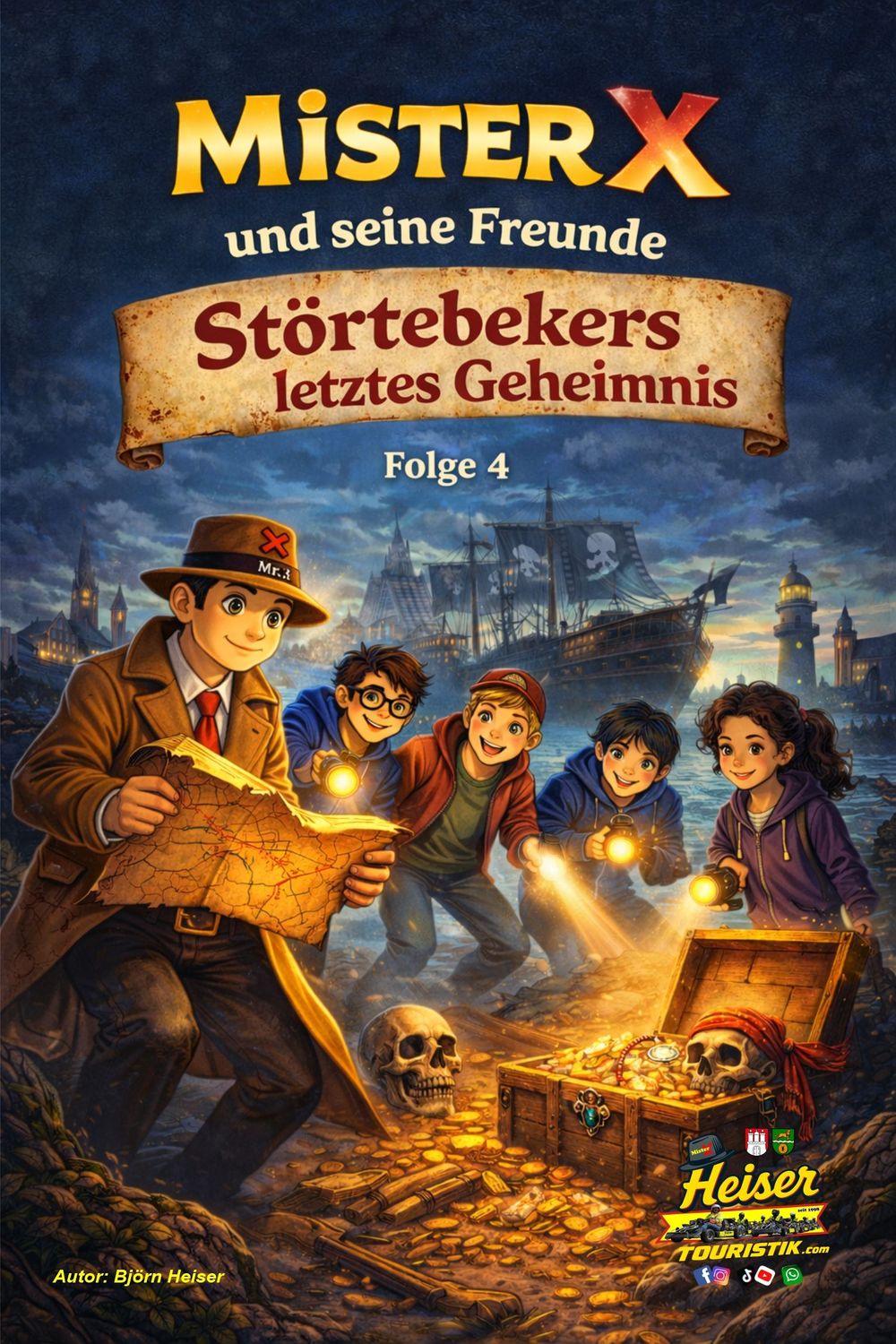 Mister X und seine Freunde " Taschenbuch" Folge 4 Störtebekers letztes Geheimnis