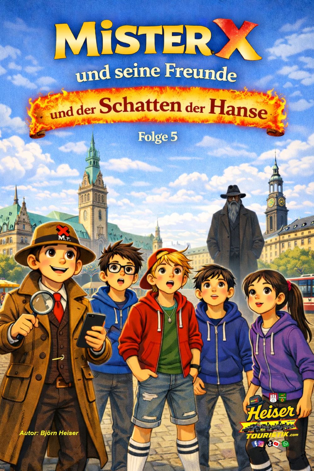 Mister X und seine Freunde "Taschenbuch" Schatten der Hanse Folge 5