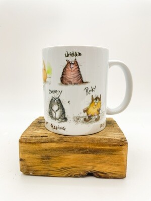 The 7 Cats Of Ageing Mug