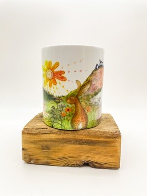 The Four Seasons Mug - Dinas Bran, Llangollen