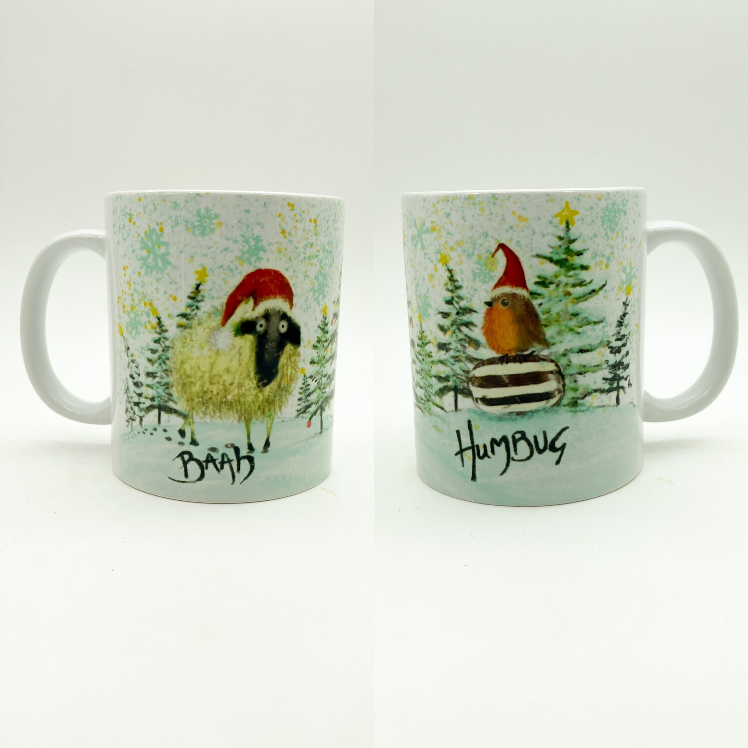 Bahh Humbug 11 0z Large Handle Mug