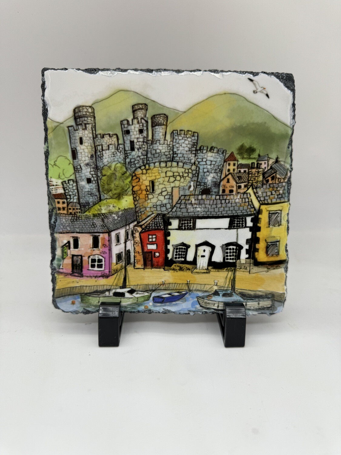 Conwy - hanging or standing 15cm slate