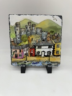 Conwy - hanging or standing 15cm slate