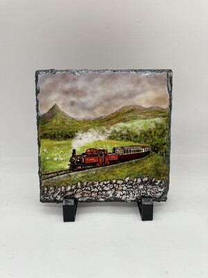 Welsh highland railway - hanging or standing 20cm slate