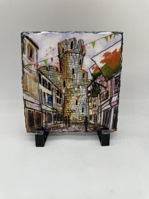 Caernarfon -hanging or standing 20cm slate