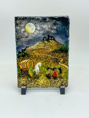 Dinas bran - gypsies under a full moon