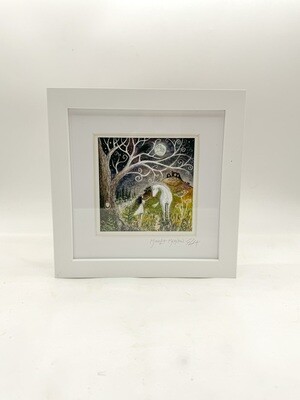 Moonlit Meadow: Framed signed Giclee print