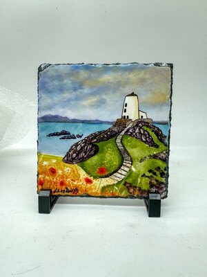 Llanddwyn  - hanging or standing 15cm slate