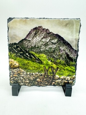 Tryfan  -hanging or standing 20cm slate