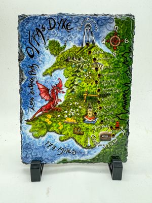 Offa&#39;s Dyke slate 15 x 19cm