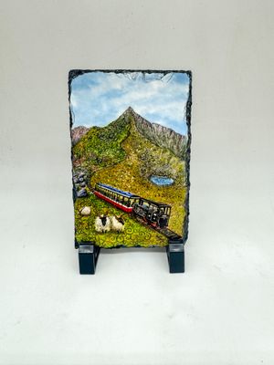 Snowdon mountain railway - diesel engine
