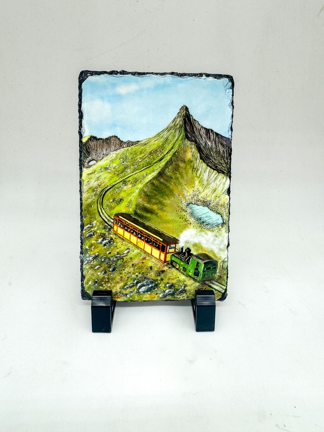 Snowdon mountain railway - steam engine