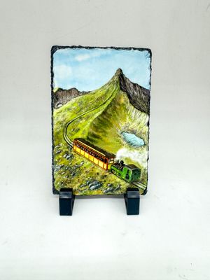 Snowdon mountain railway - steam engine