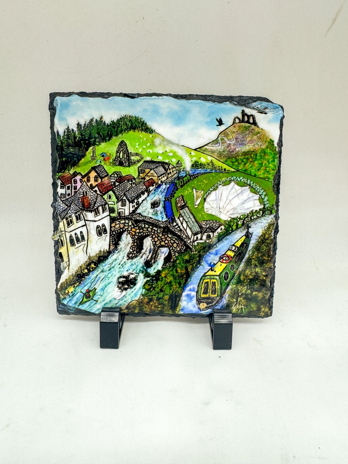 The Llangollen town slate