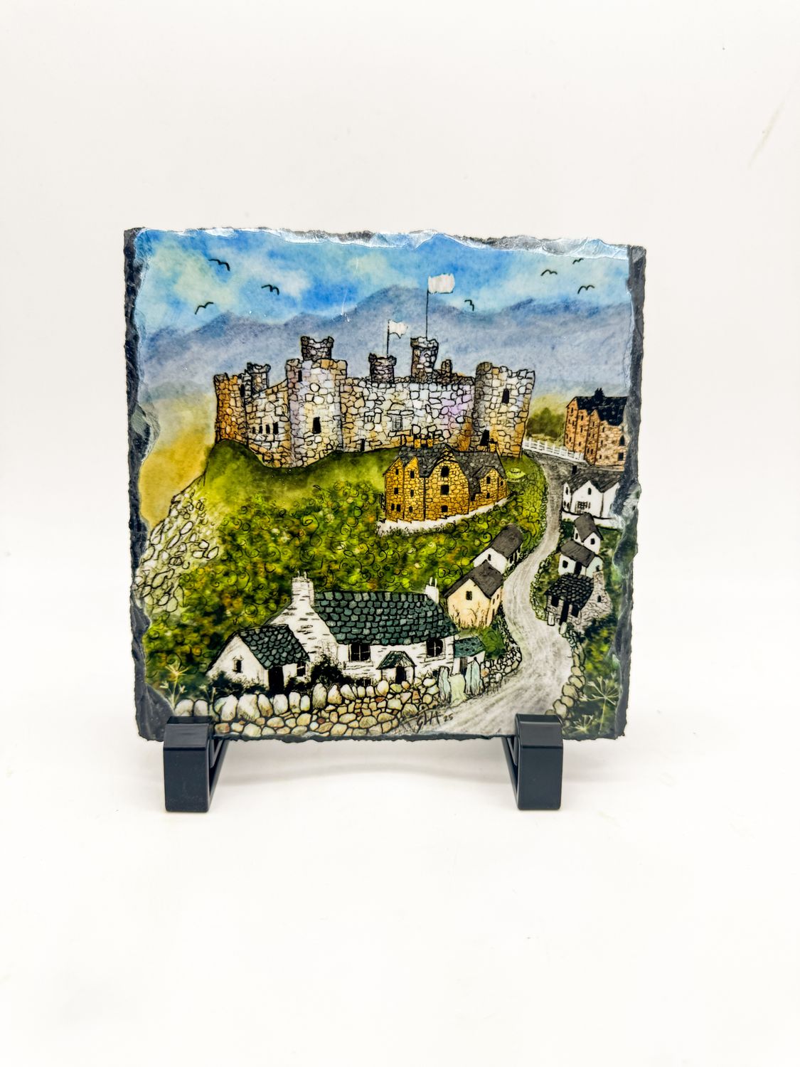 The Harlech Castle slate  (Large - 19cm)