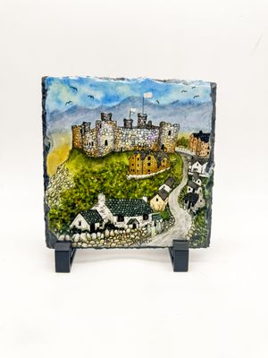 The Harlech Castle slate  (Large - 19cm)