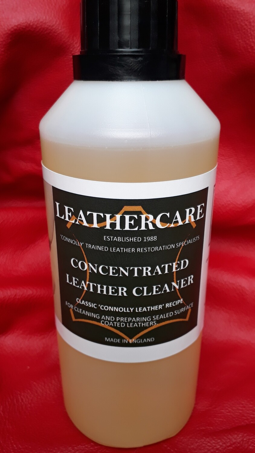 Concentrated Leather Cleaner (500ml) 
250ml, 500ml, 1L, 2.5L & 5L AVAILABLE