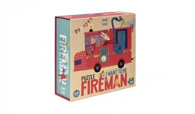 I WANT TO BE... FIREMAN PUZZLE