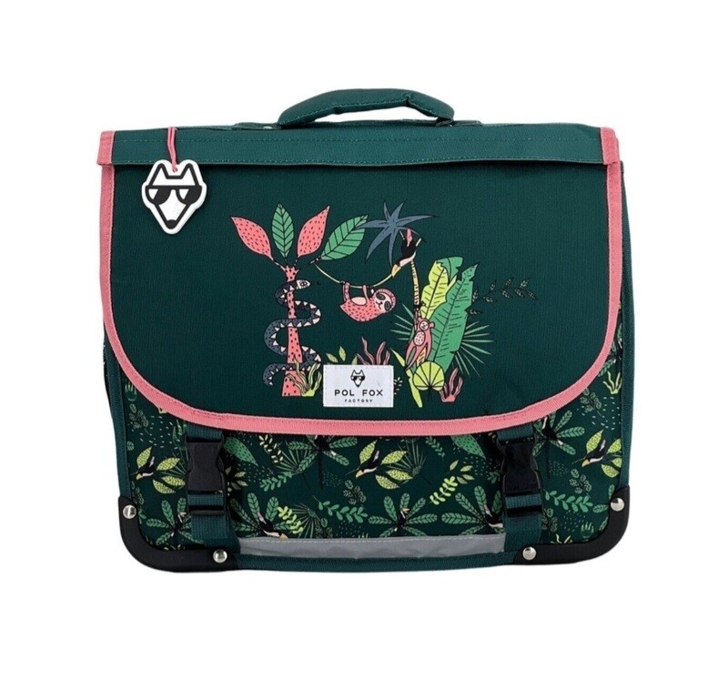 Cartable 41cm JUNGLE (réversible)