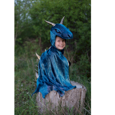 Déguisement dragon bleu 5-6 ans
