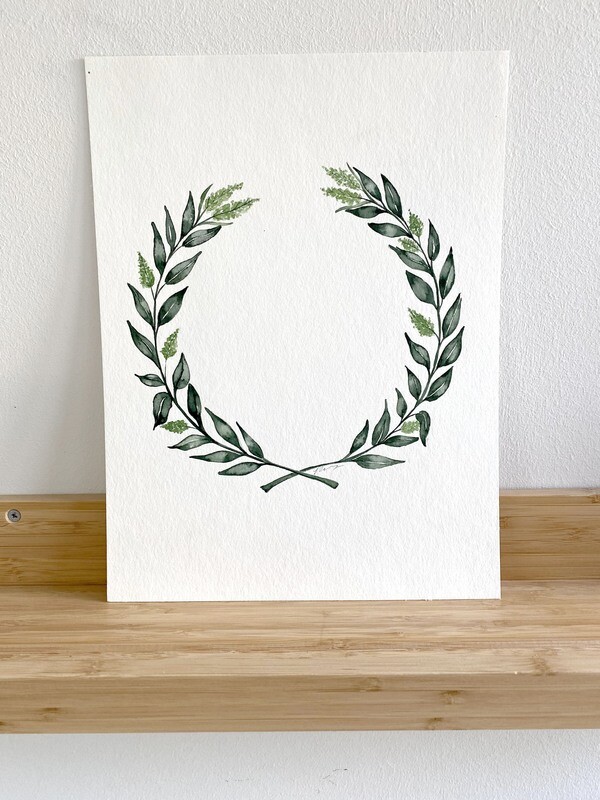 Dark Green Wreath