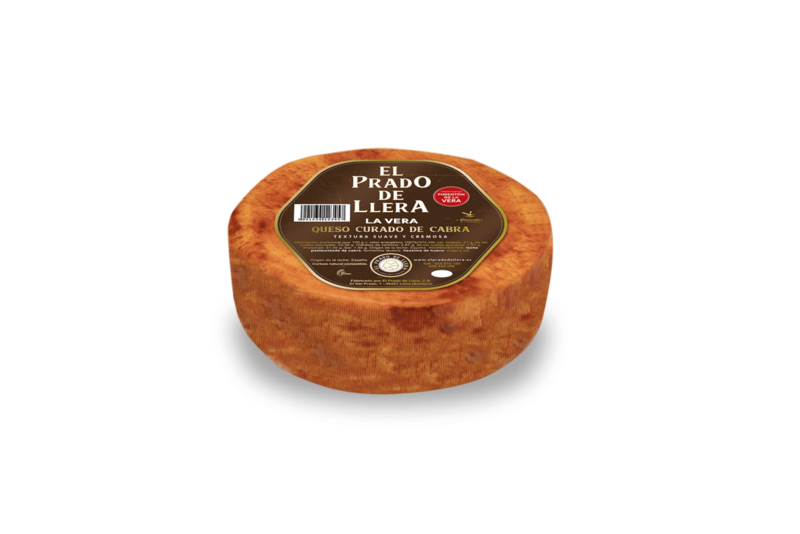 Queso Curado de Cabra al Pimentón de la Vera. 800 grs. Aprox
