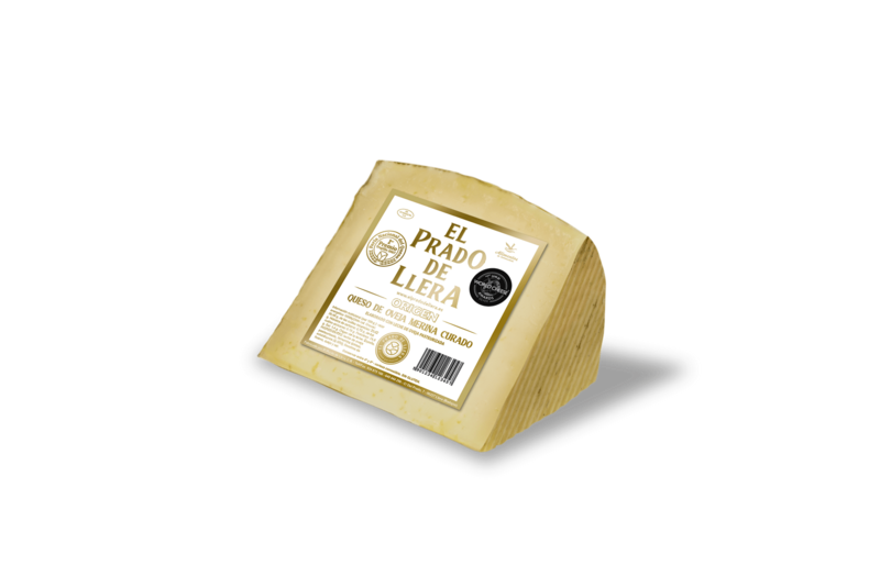 Queso Curado de Oveja Merina en cuñas de 400 gr. aprox . Con Aceite de Oliva. ORIGEN