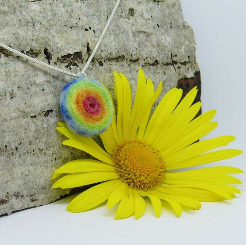 Mini Pastel Rainbow Pendant
