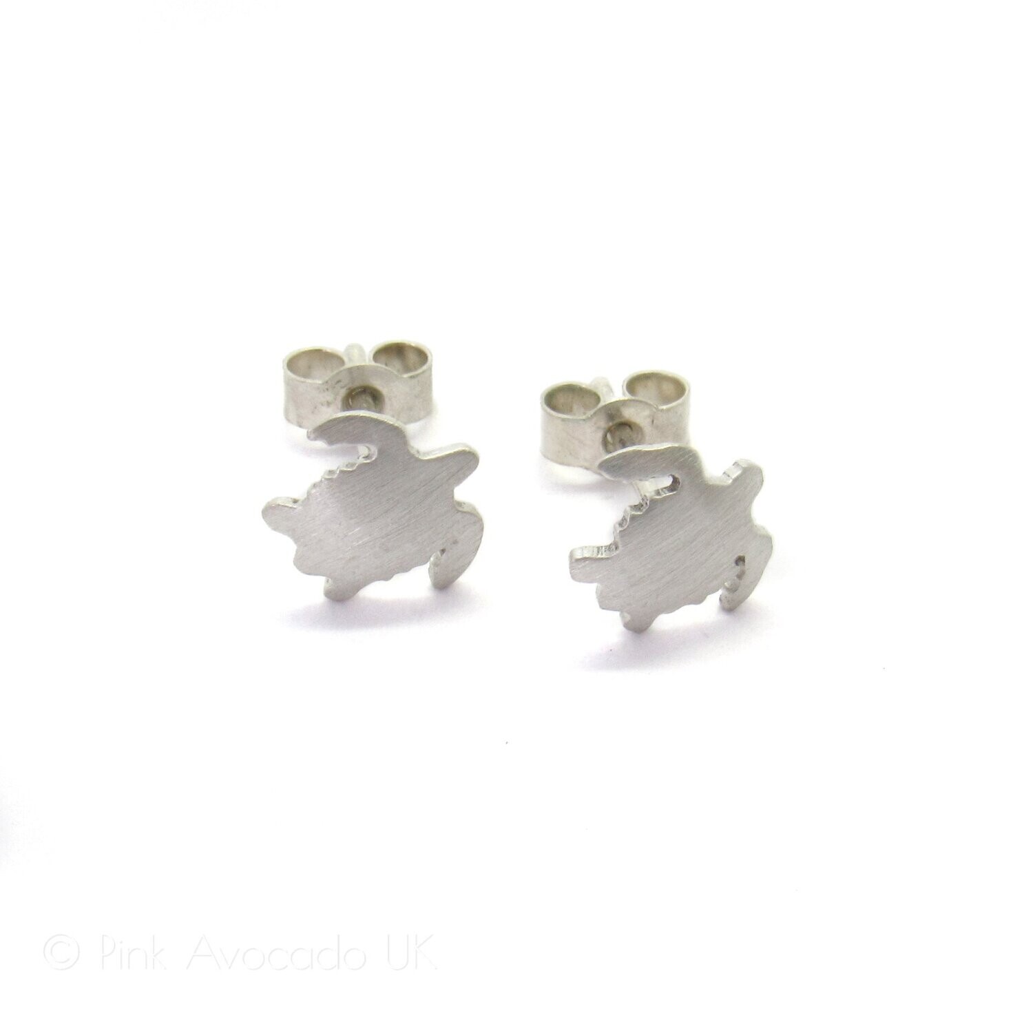 Hand Made Tiny Turtle Studs