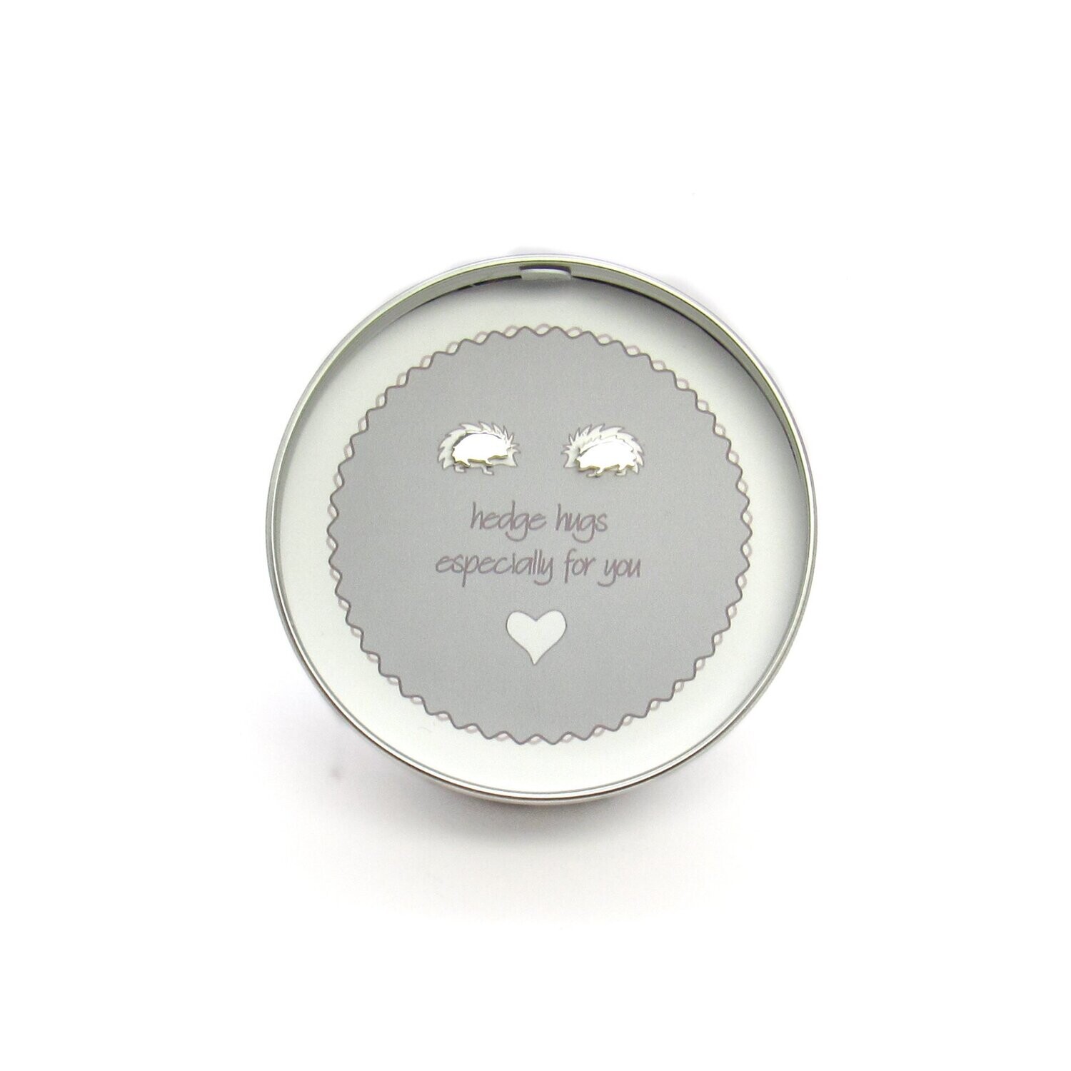 Personalised Hand Made Tiny Hedgehug Studs