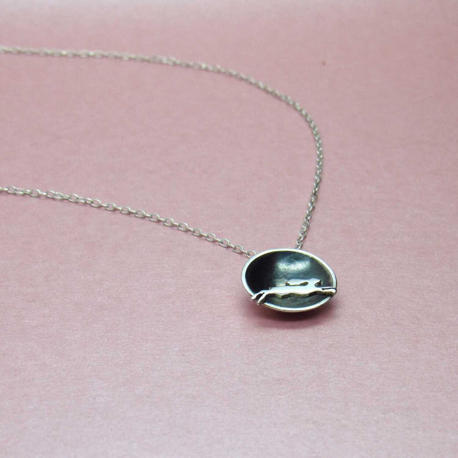 Hare Mini Disc Pendant