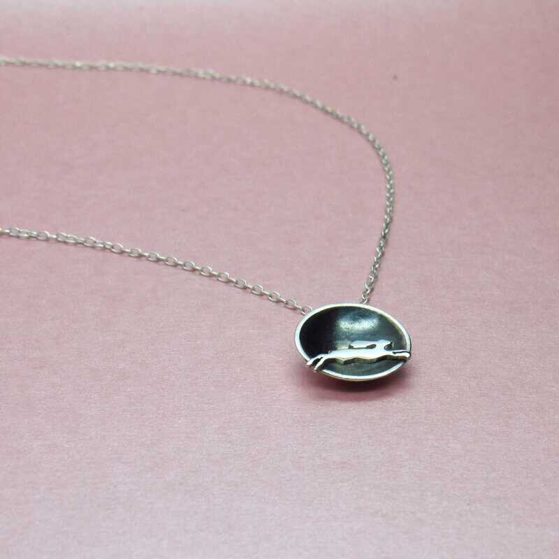 Hare Mini Disc Pendant