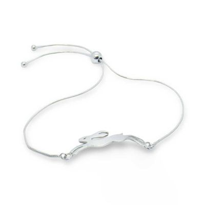 Running Hare Sterling Adjustable Bracelet