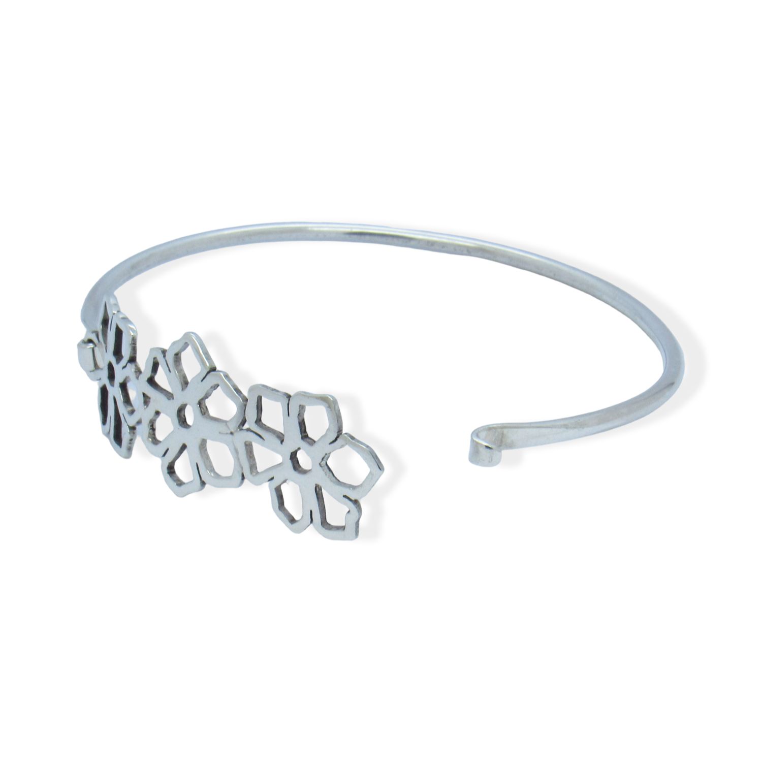 Flower Clip Bangle