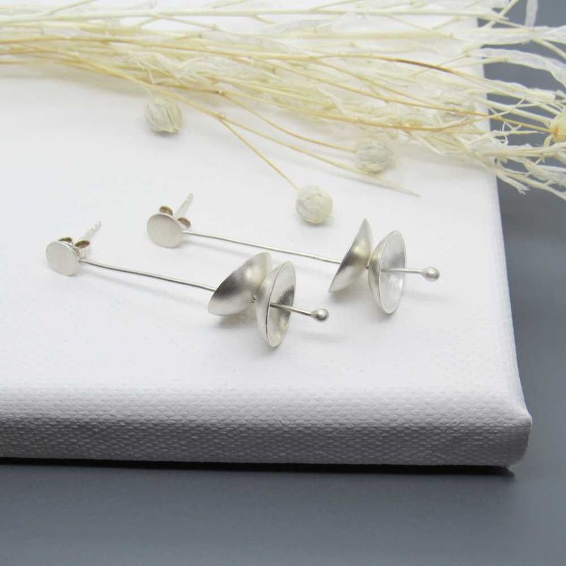 Mix and Match Dome Disc Earrings