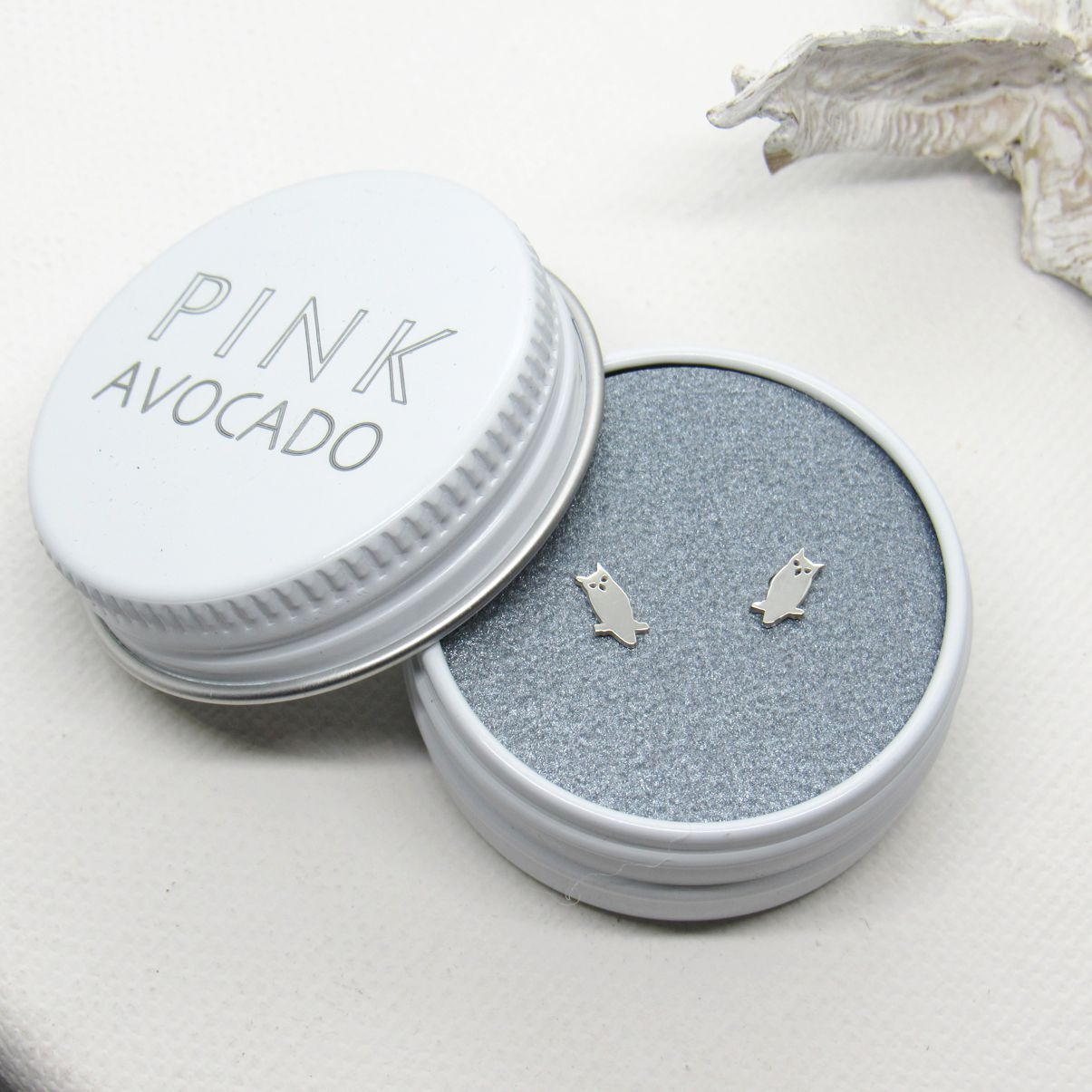 Tiny Scops Owl Studs