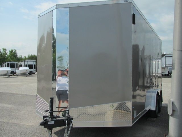 2025 CARGO MATE 7&#39;X16&#39; TA V-NOSE CARGO TRAILER