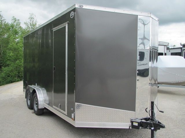 2025 CARGO MATE 7&#39; X 16&#39; V-NOSE CARGO TRAILER