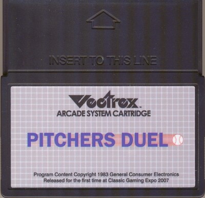 Vectrex Pitchers Duel (Cartridge Only)