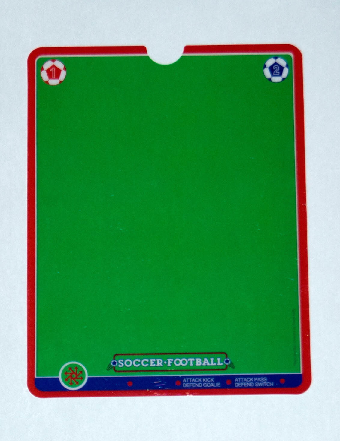Vectrex Repro Overlay: Soccer Football
