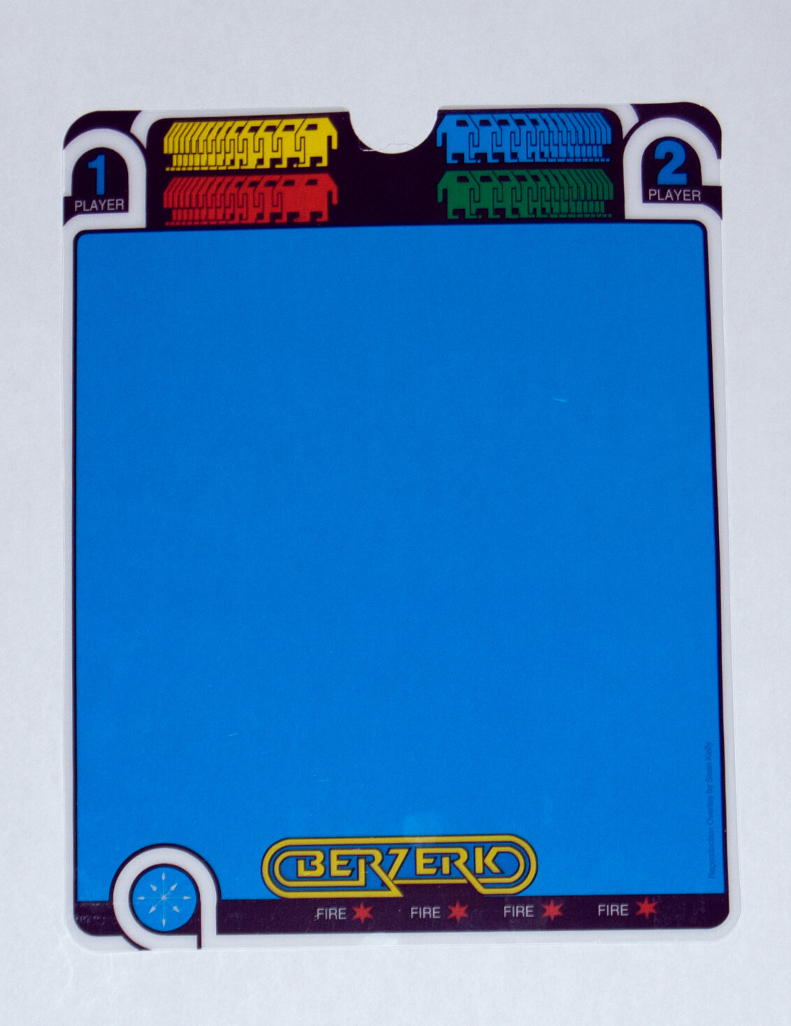 Vectrex Repro Overlay: Berzerk