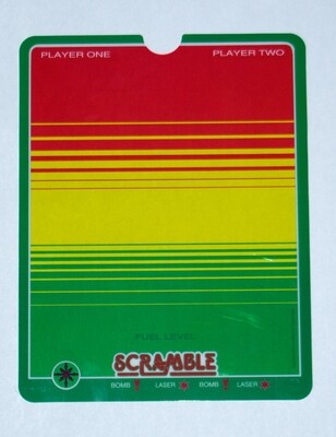 Vectrex Repro Overlay: Scramble