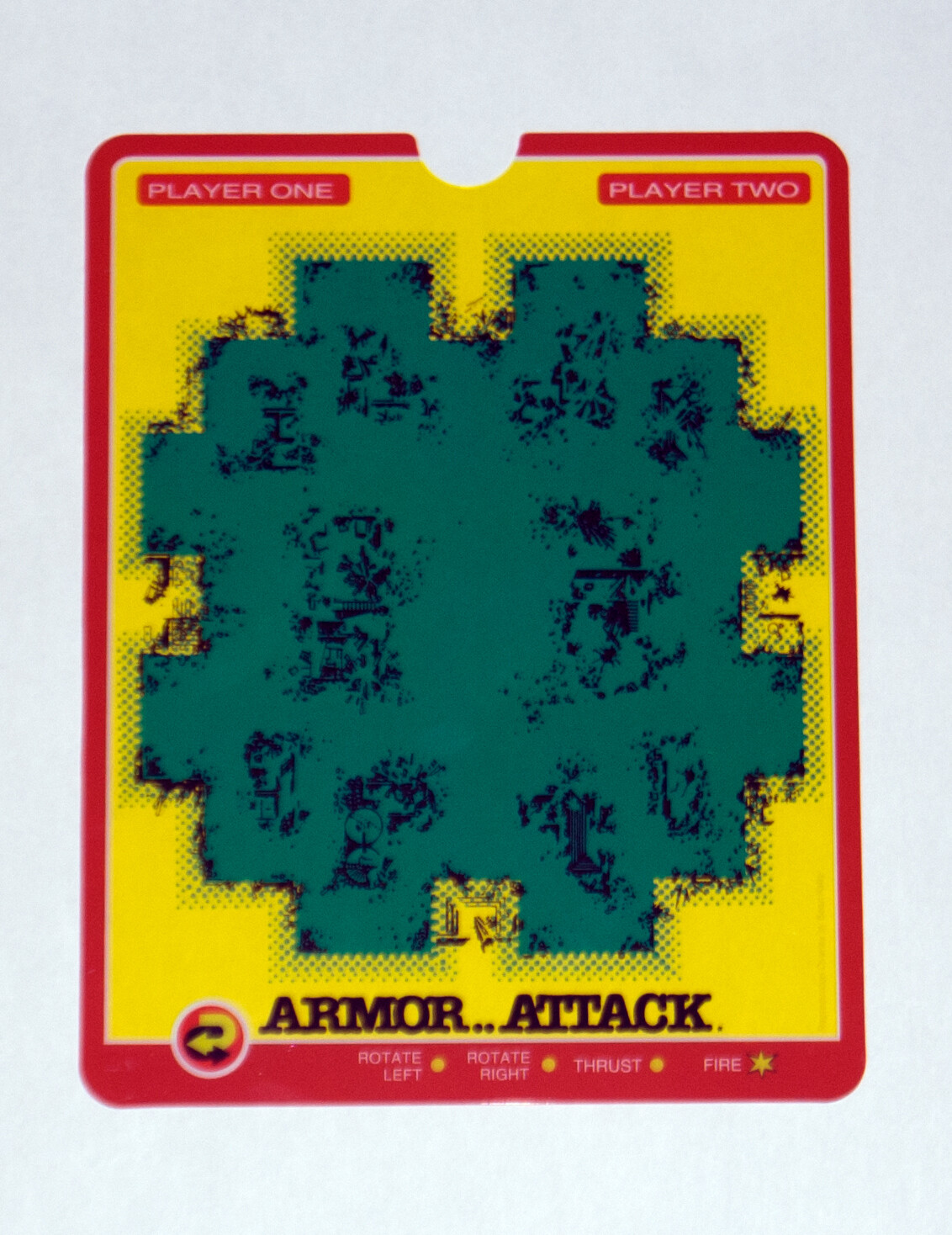 Vectrex Repro Overlay: Armor Attack