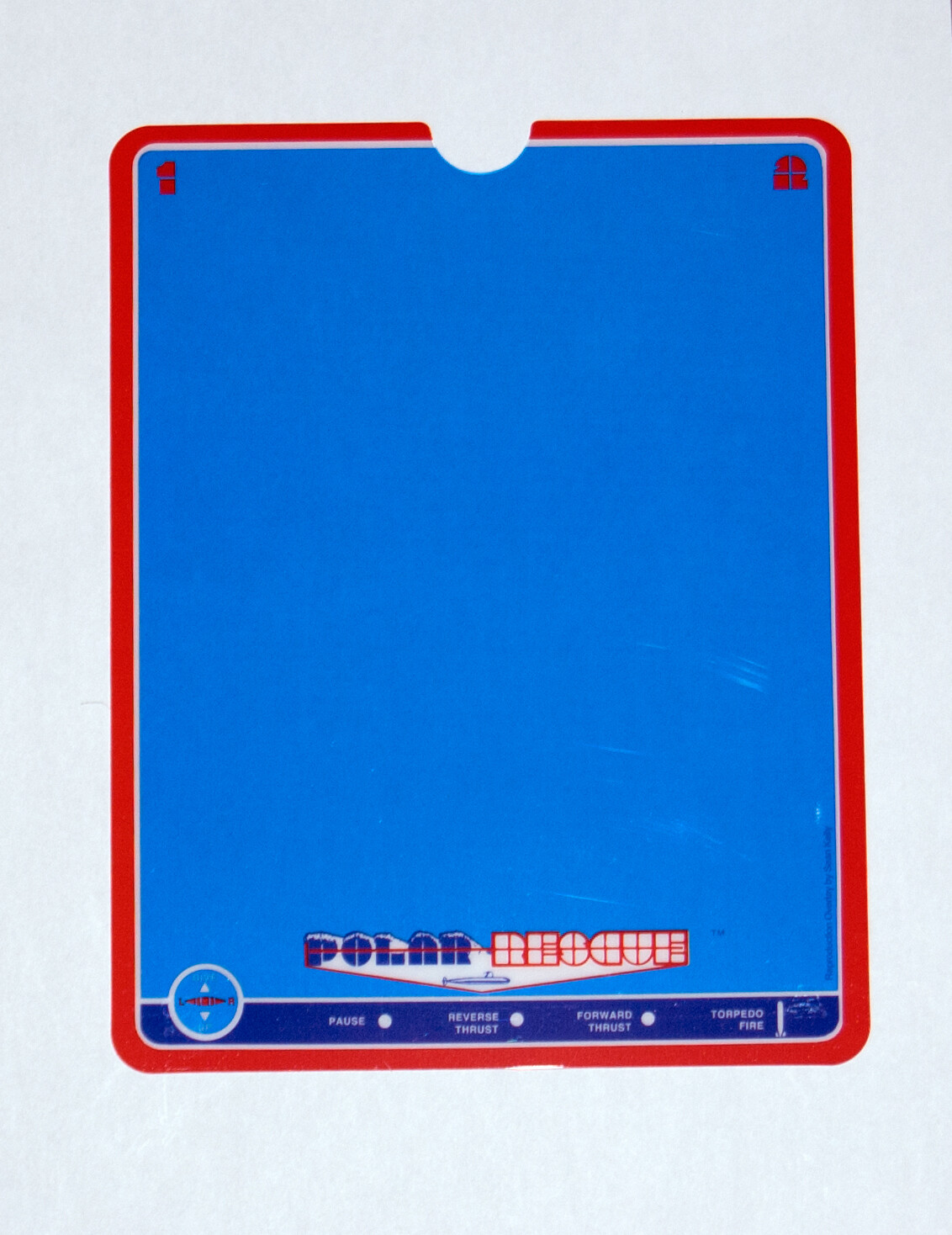 Vectrex Repro Overlay: Polar Rescue